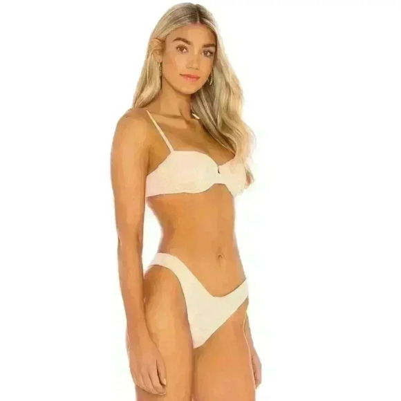 NWT onia Pale Pink Dalia Bikini SET Top & Chiara Bikini Bottom - Picture 9 of 16